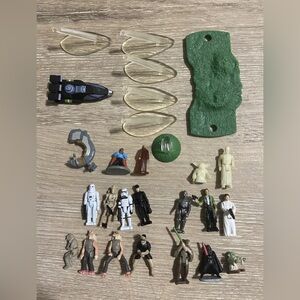 Vintage 90s Star Wars Micro Machines Figures Lot